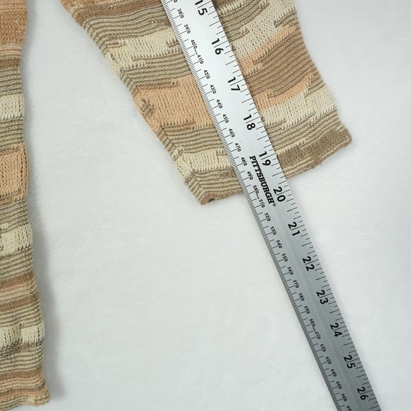 LRL Ralph Lauren Southwest Boat Neck 3/4 Sleeve Linen Blend Knit Sweater XL - Picture 7 of 7